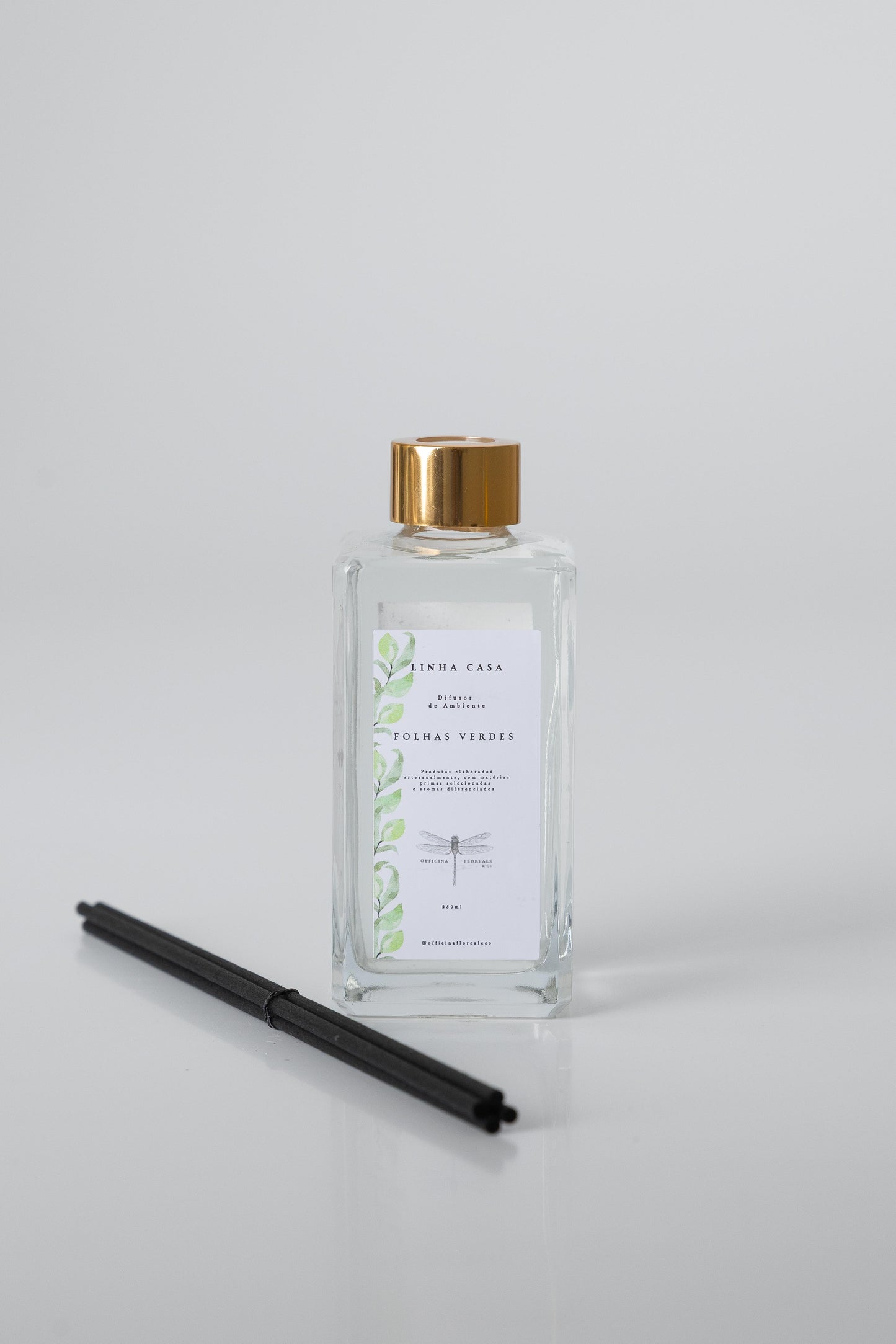 Difusor de ambiente - Folhas verdes - 250ml