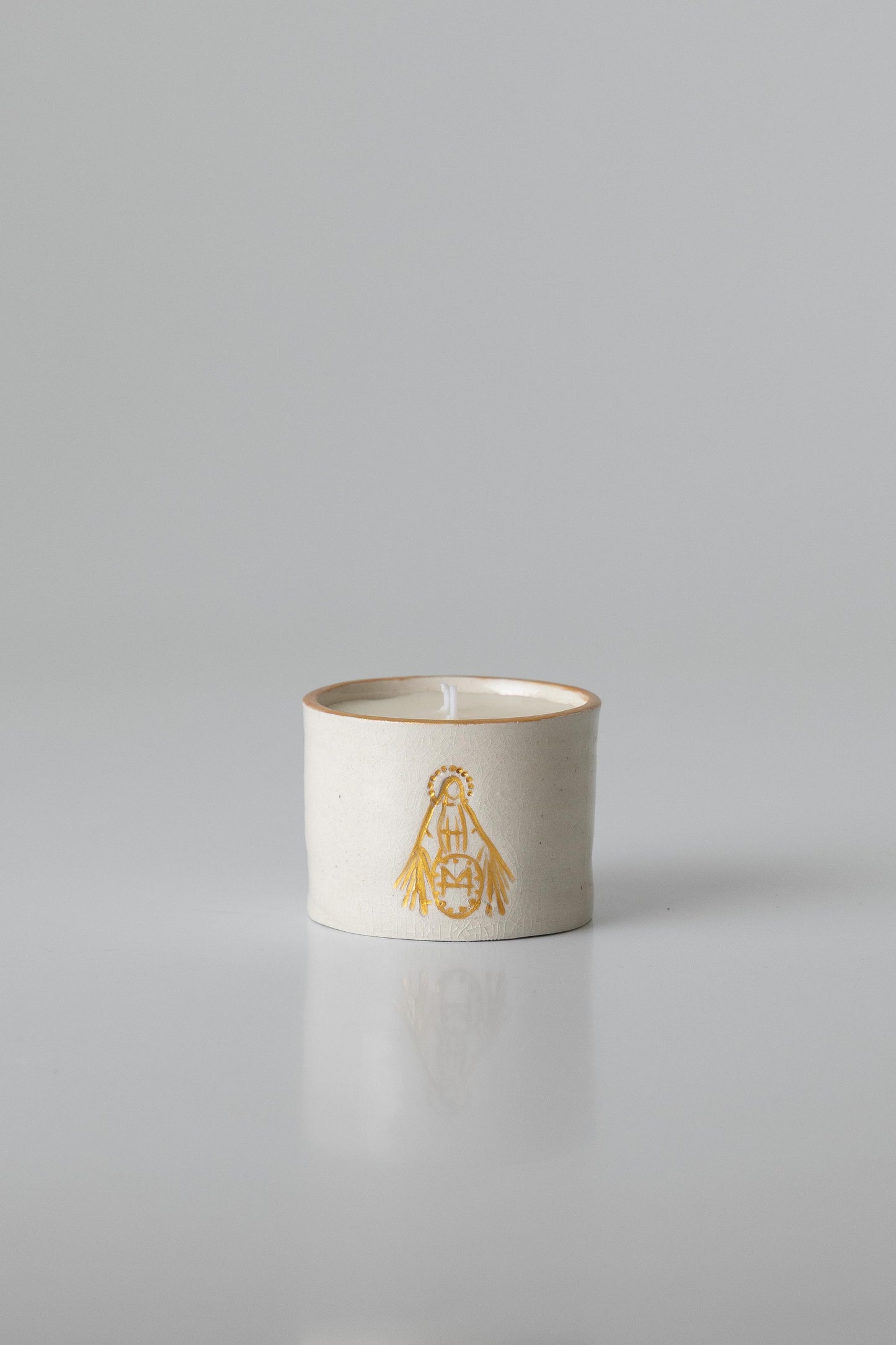 Vela Aromática - Lavanda - Cerâmica - Nossa Senhora